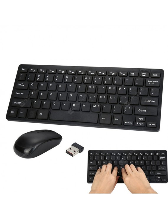 Keyboards - 2.4GHz Wireless Gaming Mouse and Keyboard Set