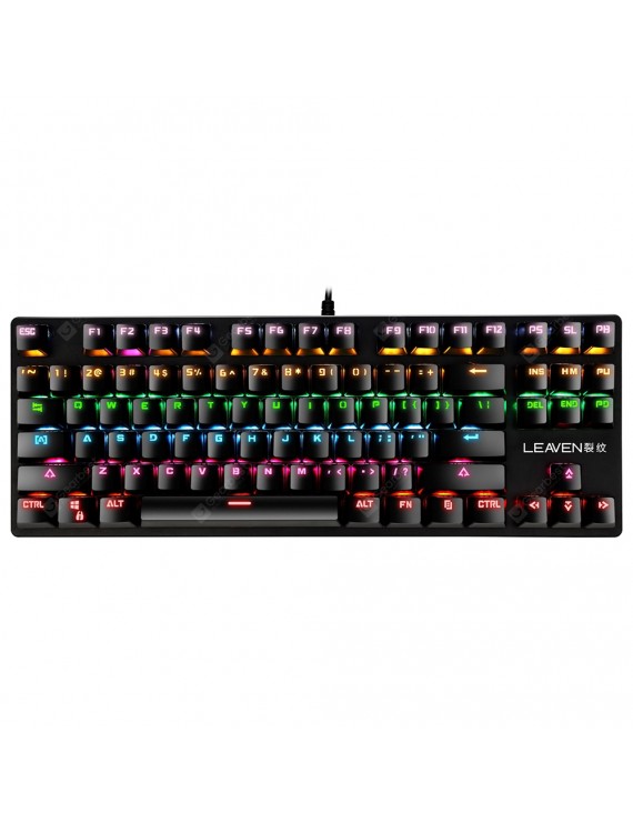 Keyboards - 87-key Wired Blue Switch Mechanical Keyboard