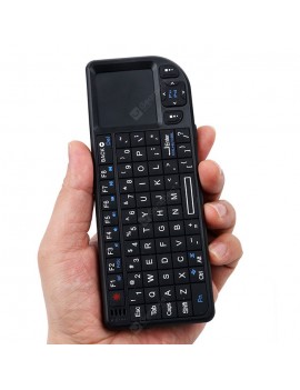 E221 2.4GHz Wireless Mini Keyboard Portable Waterproof with Touchpad Multimedia Conference Handheld Multifunctional Keyboard for Laptop Computer Smart TV Box