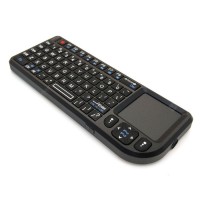 E221 2.4GHz Wireless Mini Keyboard Portable Waterproof with Touchpad Multimedia Conference Handheld Multifunctional Keyboard for Laptop Computer Smart TV Box