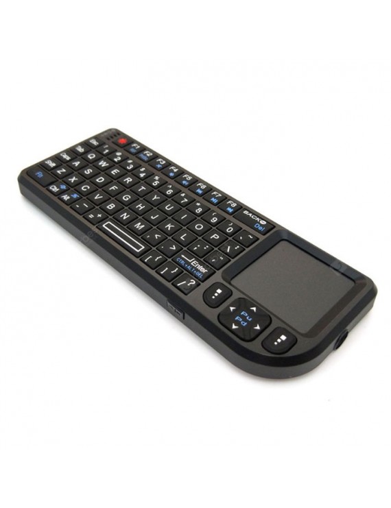 Keyboards - E221 2.4GHz Wireless Mini Keyboard Portable Waterproof with Touchpad Multimedia Conference Handheld Multifunctional Keyboard for Laptop Computer Smart TV Box