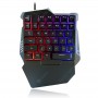 Keyboards - G7 One Handed Gaming Keyboard Mobile Game Color Backlit Player Mechanical Sensation Keypad