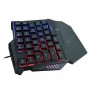 Keyboards - G7 One Handed Gaming Keyboard Mobile Game Color Backlit Player Mechanical Sensation Keypad