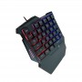 Keyboards - G7 One Handed Gaming Keyboard Mobile Game Color Backlit Player Mechanical Sensation Keypad