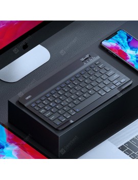 Inphic V750B Wireless Bluetooth Keyboard Chargeable Ultra-thin Home Office Keyboard for iOS / Android / Windows