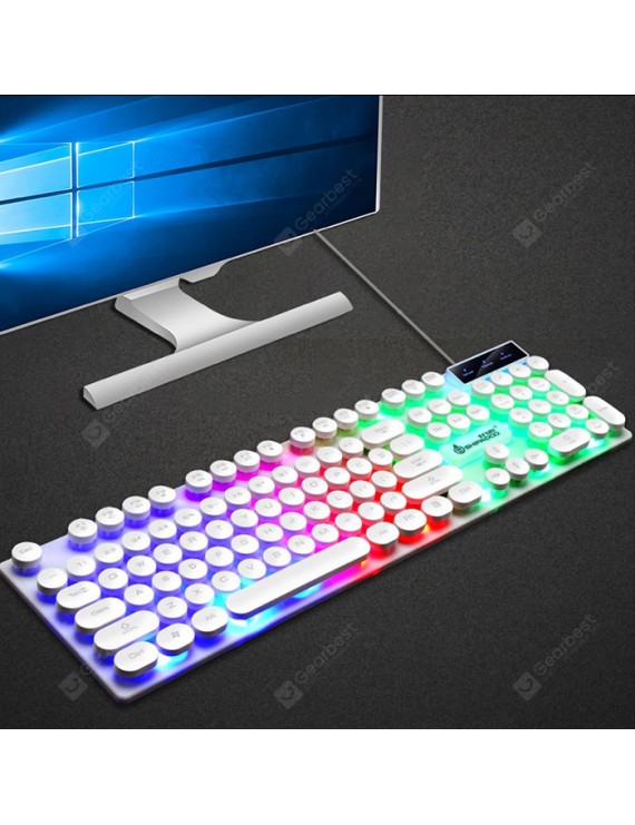 Keyboards - K290 Wired Manipulator Feeling Gaming Computer Luminous Keyboard