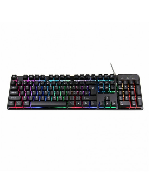 Keyboards - Mini USB Cable Glow Contracted Mute KR6300 Game Keyboard