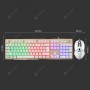 Keyboards - W20 Wired Game Keyboard Mouse Metal Set