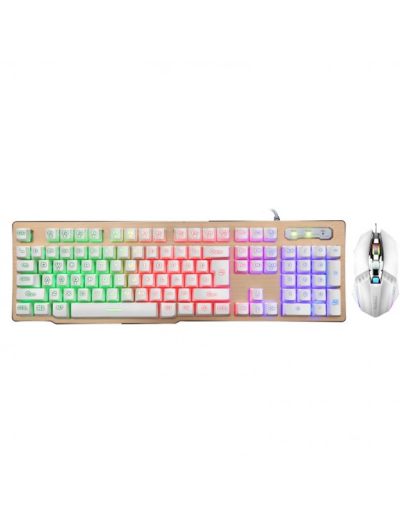 Keyboards - W20 Wired Game Keyboard Mouse Metal Set