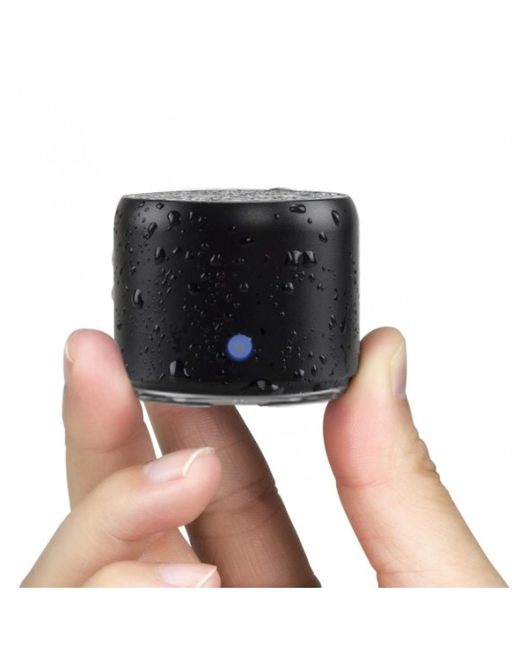 Speakers - EWA A106 Pro Mini Bluetooth Speaker with Custom Bass Radiator IPX7 Waterproof Super Portable Speakers Travel Case Packed
