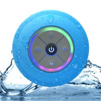 Q9 Creative Suction Cup Flash Music Bluetooth Speaker Bathroom Audio Soundbox