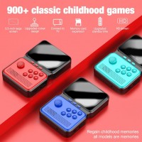 Ewwke M3 Protable 3 Inch Mini Game Controller Handheld 16 Bit Retro Game Console Built-in 900+ Classic Games Rechargable Game Machine