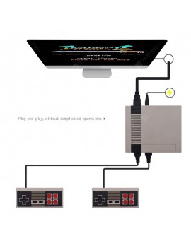 Mini TV Game Console 8 Bit Retro Video Game Console Built-In 620 Games with Dual Controllers Handheld Game Player