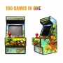 Game Accessories - Retro Mini Arcade Handheld Game Console 16 Bit Game Player Built-in 156 Classic Games For Kids Gift Toy