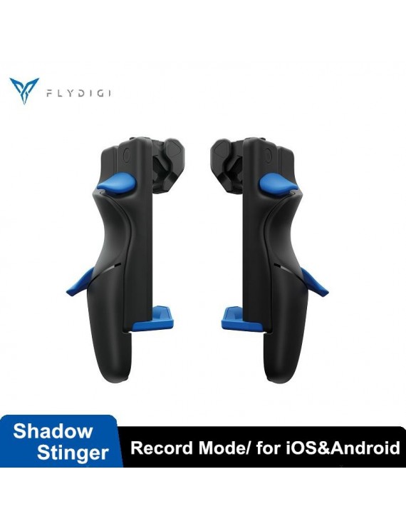Game Accessories - Shadow Stinger Trigger 2 Generation Mobile Game Button PUBG COD Six-Finger Artifact iOS Android Automatic Pressure Gun