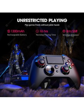 Wireless Gamepad Bluetooth PS4 Controller For Playstation 4 With Audio Port Dual Vibration LED Light For PC Android