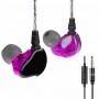 Earbud Headphones - 2018 New Super Cool and Fashionable Heavy Bass Double Moving-coil Headphone