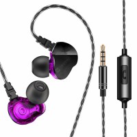 2018 New Super Cool and Fashionable Heavy Bass Double Moving-coil Headphone