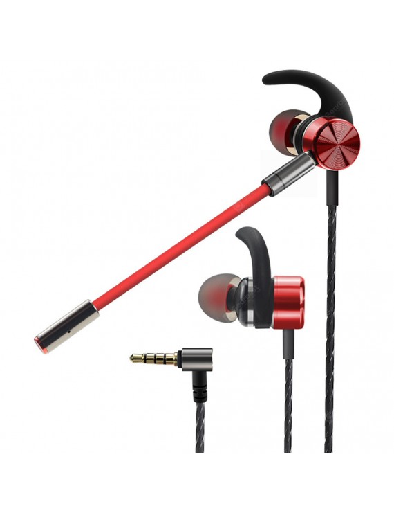 Earbud Headphones - 3.5MM Md20 E-Sports Voice In-Ear Game Headset Mobile Game Dual Microphone
