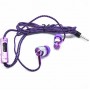Earbud Headphones - Electroplated Braided Wiring with microphone Headset