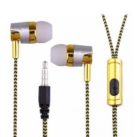 Electroplated Braided Wiring with microphone Headset