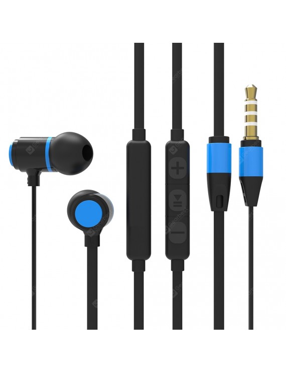 Earbud Headphones - X21 Mega Bass In-ear Wired Earphone