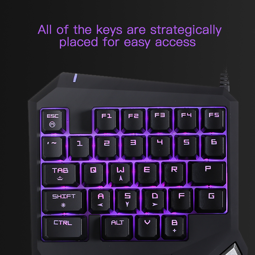Mini Keyboard T9 Pro Professional Mechanical Gaming Keypad- Black Mini Keyboard T9 Pro Professional Mechanical Gaming Keypad- Black