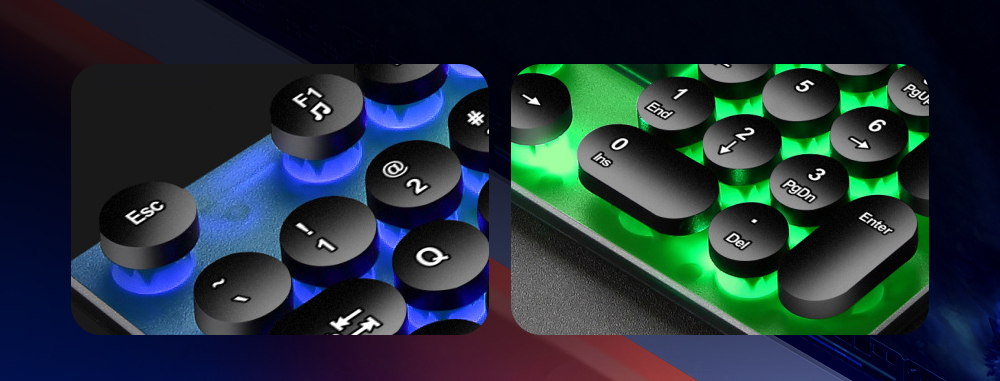 K290 Wired Manipulator Feeling Gaming Computer Keyboard Luminous Punk Suspended Keyboard and Mouse Set - White Keyboard K290 Wired Manipulator Feeling Gaming Computer Keyboard Luminous Punk Suspended Keyboard and Mouse Set - White Keyboard