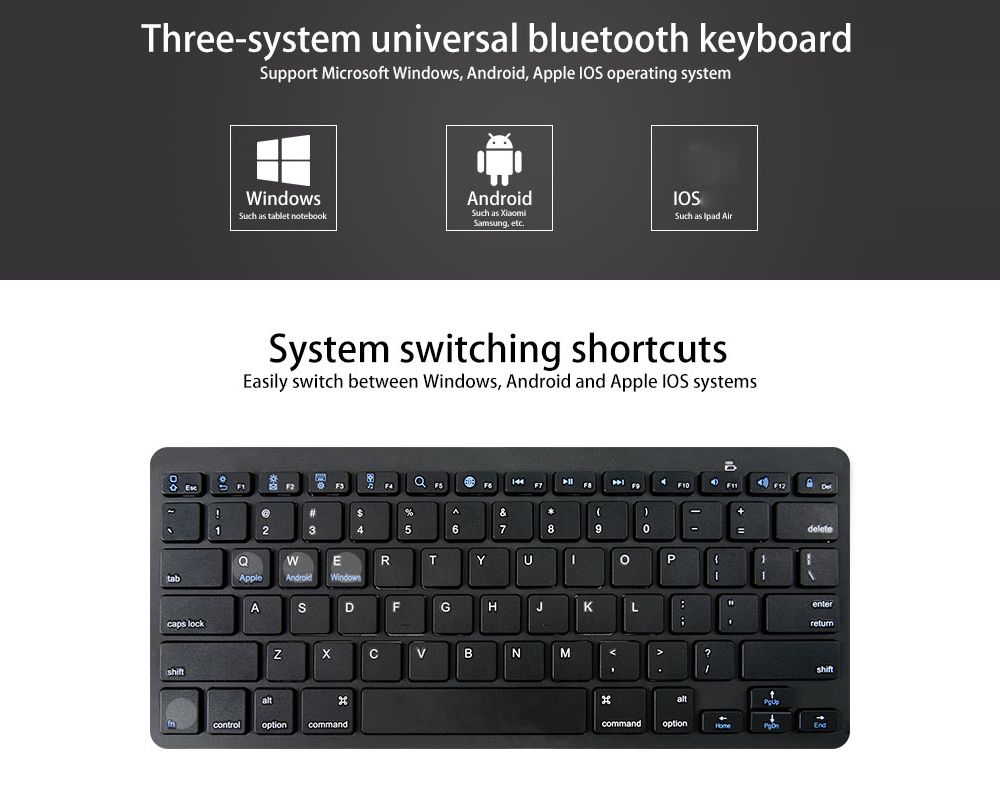 X5 Wireless Bluetooth Keyboard - Platinum X5 Wireless Bluetooth Keyboard - Platinum