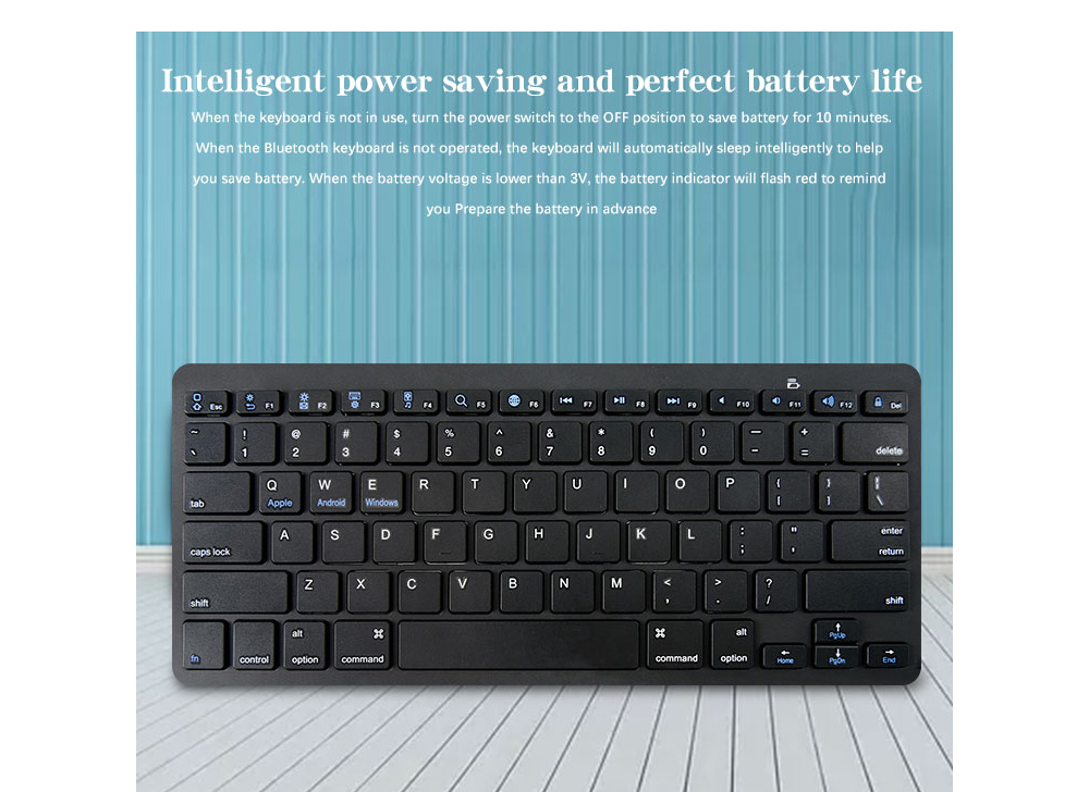 X5 Wireless Bluetooth Keyboard - Platinum X5 Wireless Bluetooth Keyboard - Platinum