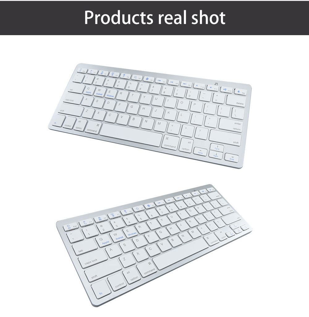 X5 Wireless Bluetooth Keyboard - Platinum X5 Wireless Bluetooth Keyboard - Platinum