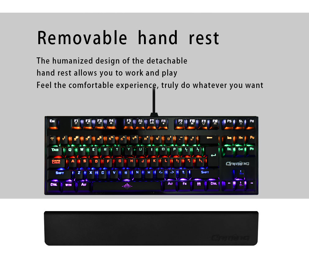 K28 Mechanical Wired Gaming Keyboard - Black K28 Mechanical Wired Gaming Keyboard - Black