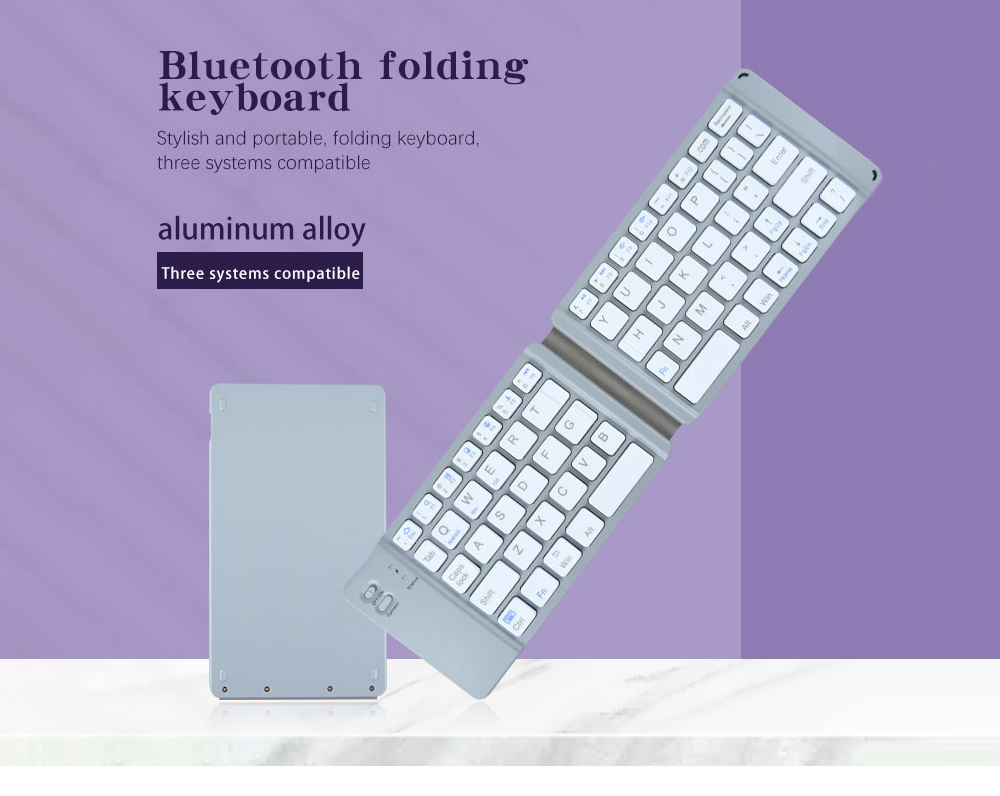 BT18 Bluetooth Foldable Keyboard - Black BT18 Bluetooth Foldable Keyboard - Black