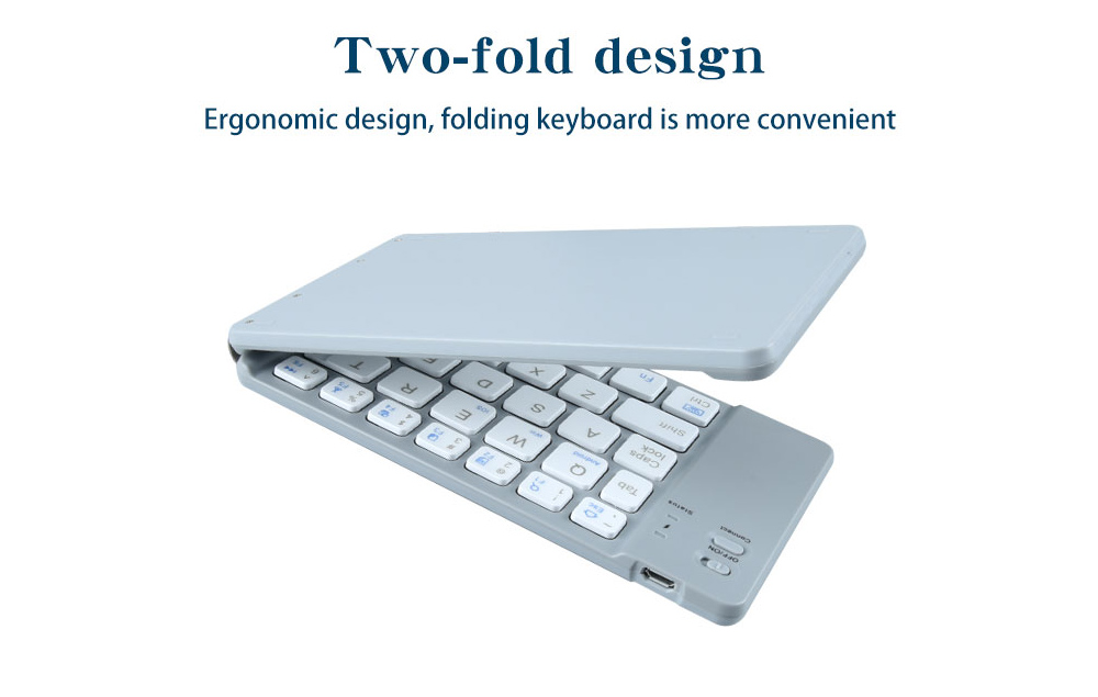 BT18 Bluetooth Foldable Keyboard - Black BT18 Bluetooth Foldable Keyboard - Black