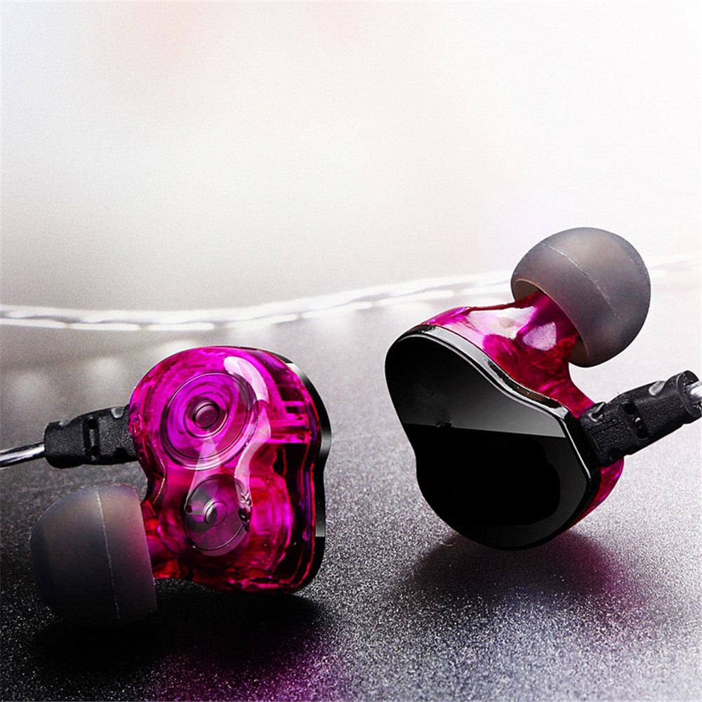 2018 New Super Cool and Fashionable Heavy Bass Double Moving-coil Headphone- Purple 2018 New Super Cool and Fashionable Heavy Bass Double Moving-coil Headphone- Purple