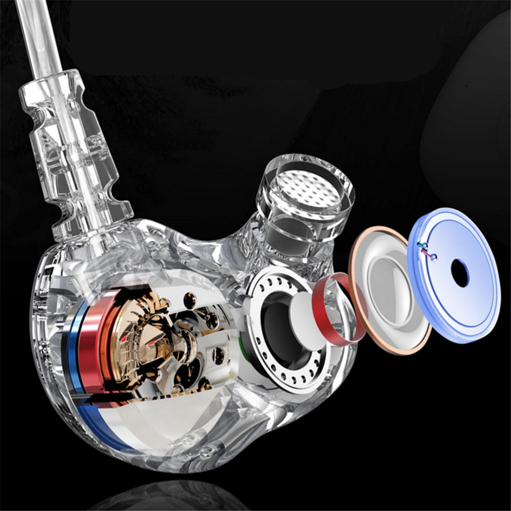 2018 New Super Cool and Fashionable Heavy Bass Double Moving-coil Headphone- Purple 2018 New Super Cool and Fashionable Heavy Bass Double Moving-coil Headphone- Purple