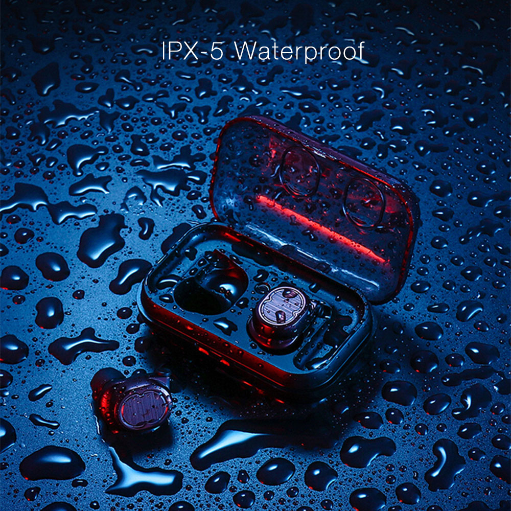 TWS - 8 Wireless Mini Binaural Bluetooth Earphones In-ear Stereo Sports Earbuds With Mic And Charging Dock- Lava Red TWS - 8 Wireless Mini Binaural Bluetooth Earphones In-ear Stereo Sports Earbuds With Mic And Charging Dock- Lava Red