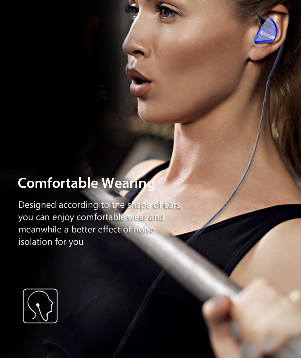 X6B Sport Earphone Music Headset - Blue X6B Sport Earphone Music Headset - Blue