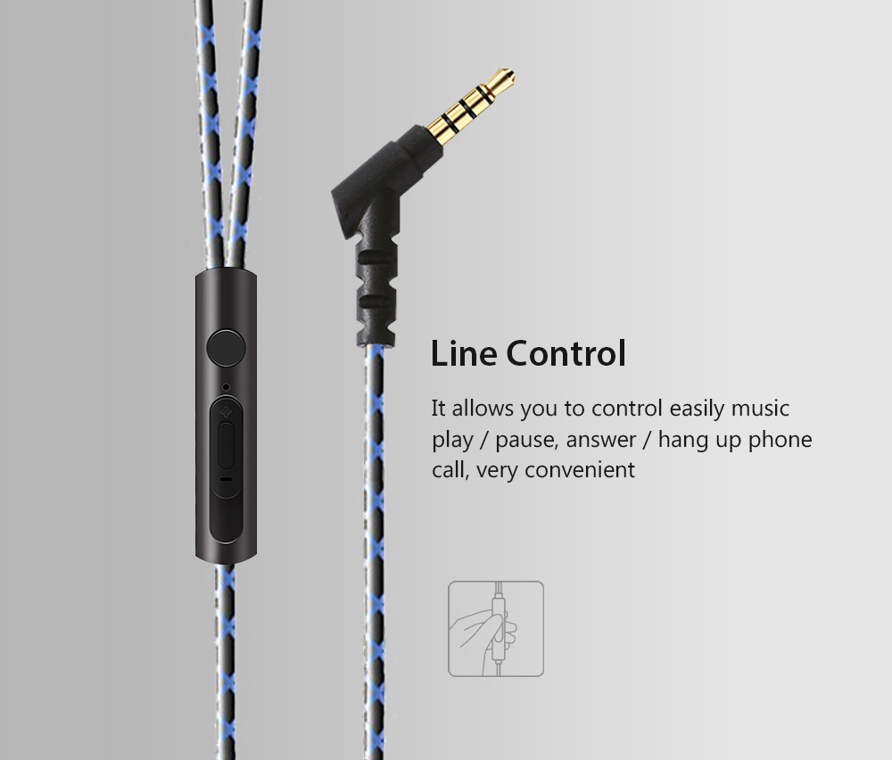 X6B Sport Earphone Music Headset - Blue X6B Sport Earphone Music Headset - Blue