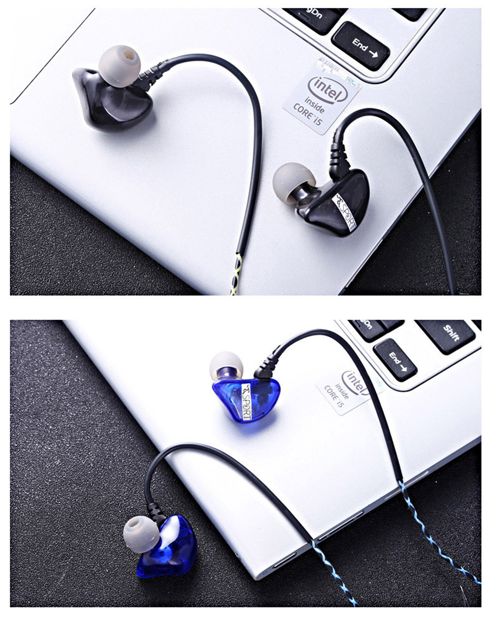 X6B Sport Earphone Music Headset - Blue X6B Sport Earphone Music Headset - Blue