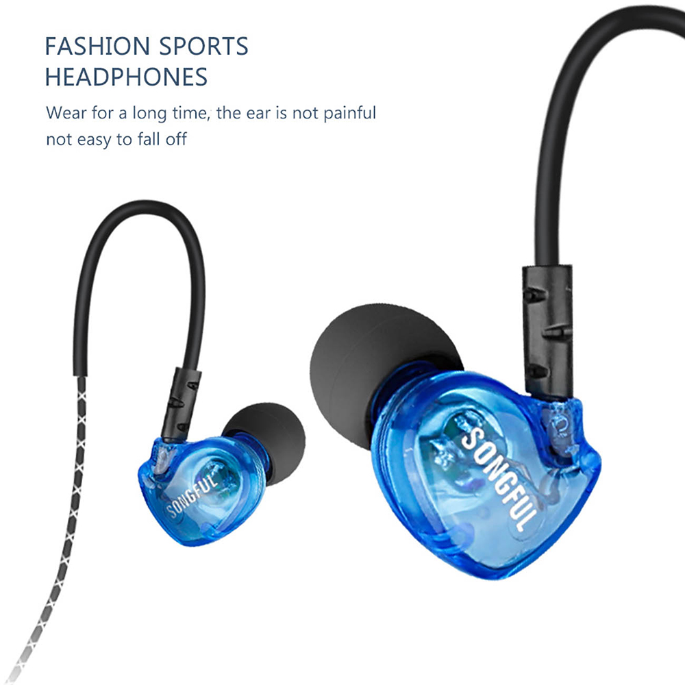 S1 Intelligent Line Control Wired In-ear Earphone Sport Headphone with Noise Reduction Mic- Black S1 Intelligent Line Control Wired In-ear Earphone Sport Headphone with Noise Reduction Mic- Black