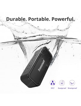 Force Bluetooth Speaker Bluetooth 5 Portable Speaker IPX7 Waterproof 40W Speakers 15H Playtime with Voice Assistant