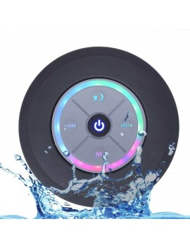 Q9 Creative Suction Cup Flash Music Bluetooth Speaker Bathroom Audio Soundbox