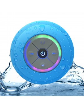 Q9 Creative Suction Cup Flash Music Bluetooth Speaker Bathroom Audio Soundbox