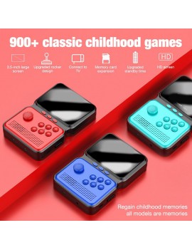 Ewwke M3 Protable 3 Inch Mini Game Controller Handheld 16 Bit Retro Game Console Built-in 900+ Classic Games Rechargable Game Machine