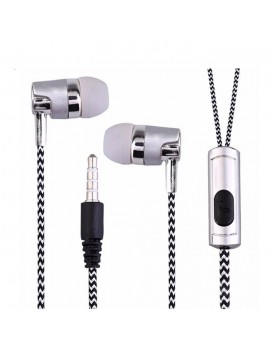 Electroplated Braided Wiring with microphone Headset