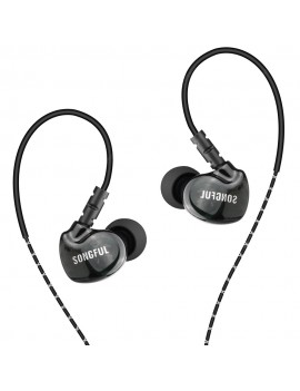 S1 Intelligent Line Control Wired In-ear Earphone with Noise Reduction Mic